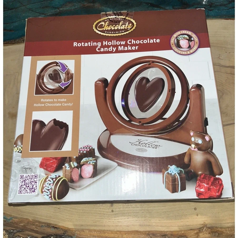 Rotating Hollow Chocolate Candy Maker by Nostalgia Electrics (NEW/SEALED)